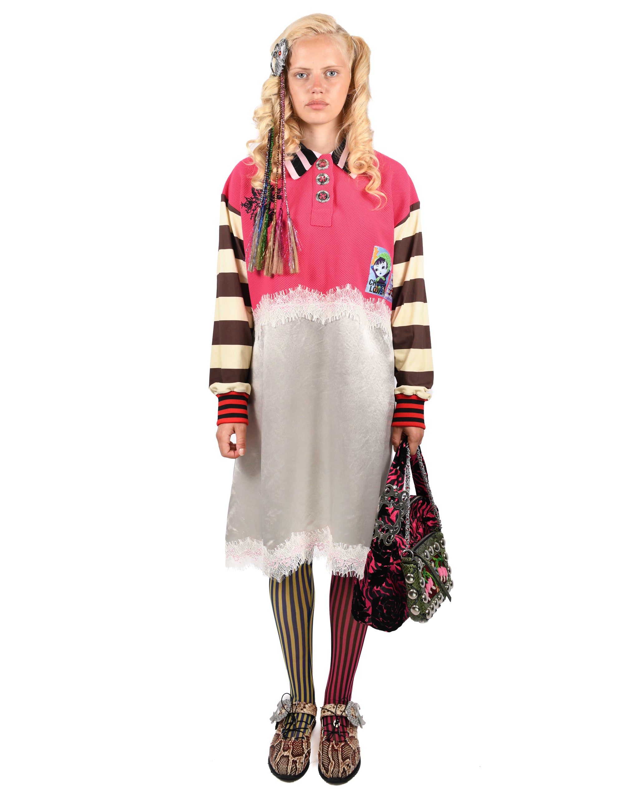 Pink Polo Dress