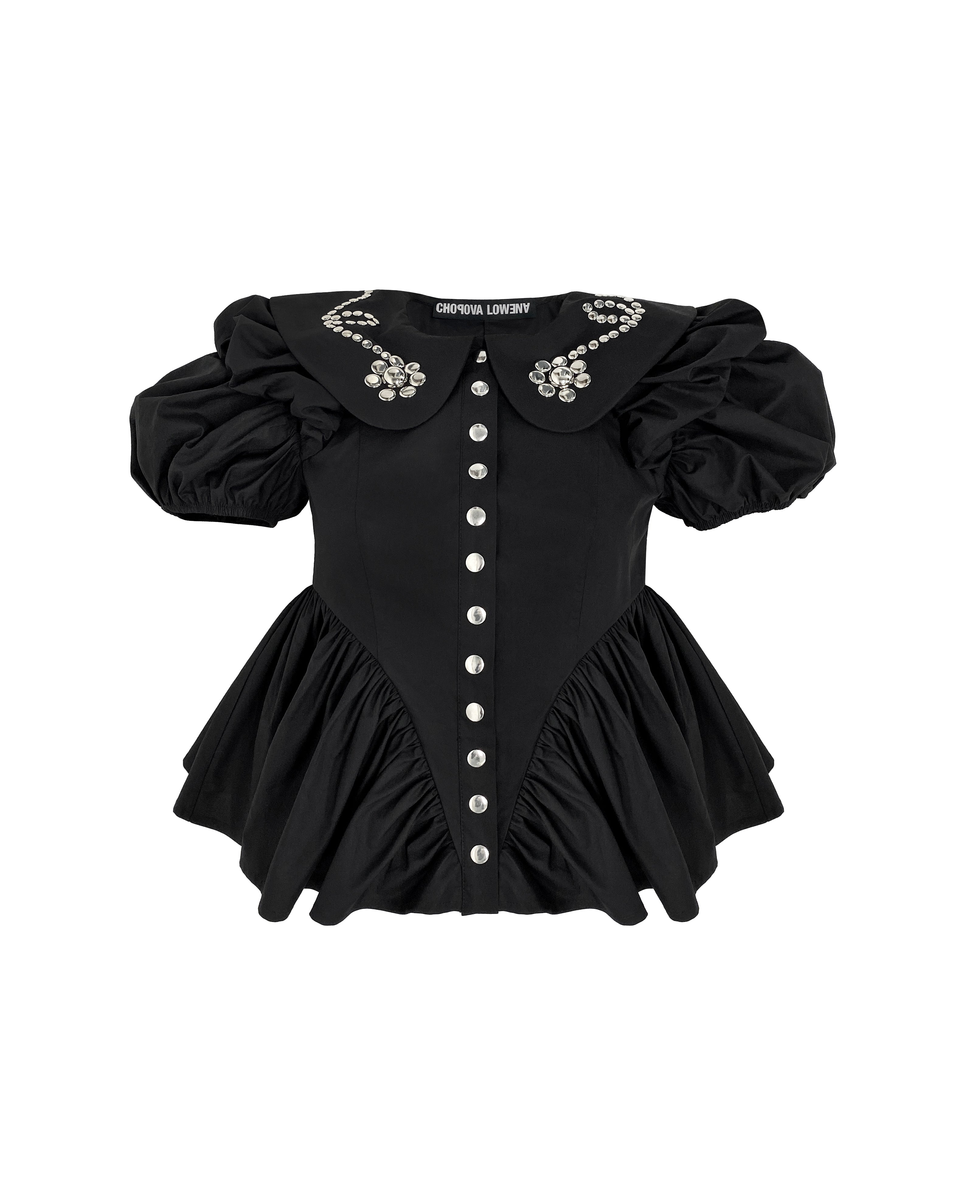 Black Lasso Blouse