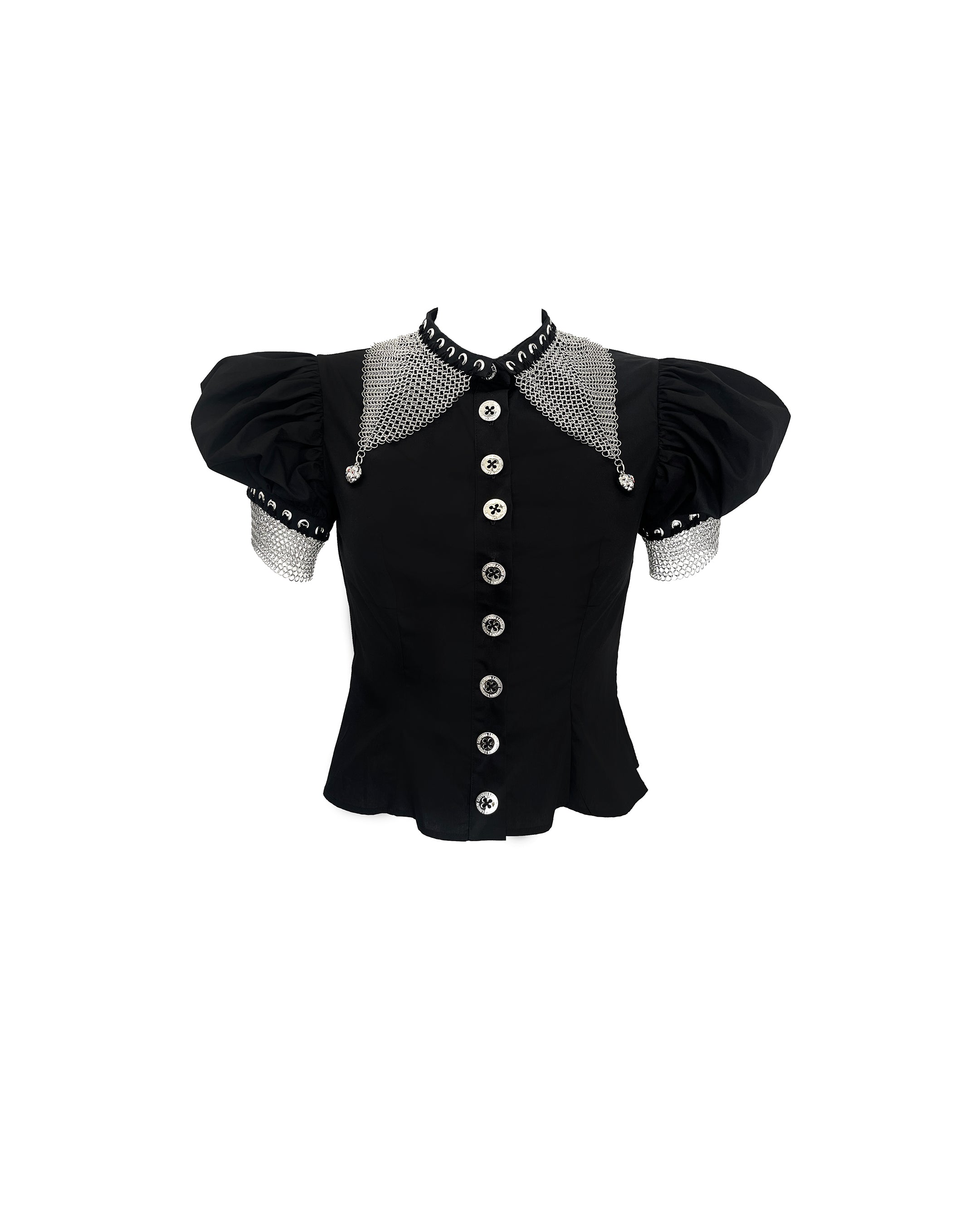 Titan Chainmail Short Sleeve Blouse