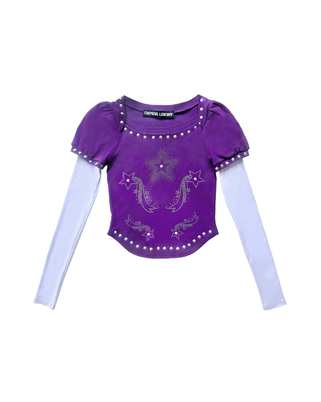 Purple Janine Jersey Top