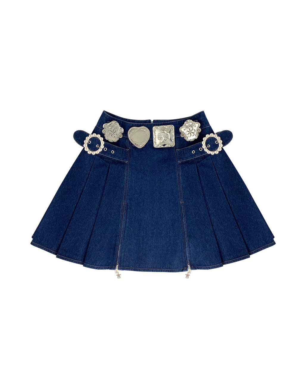 Biggity Denim Knee Skirt