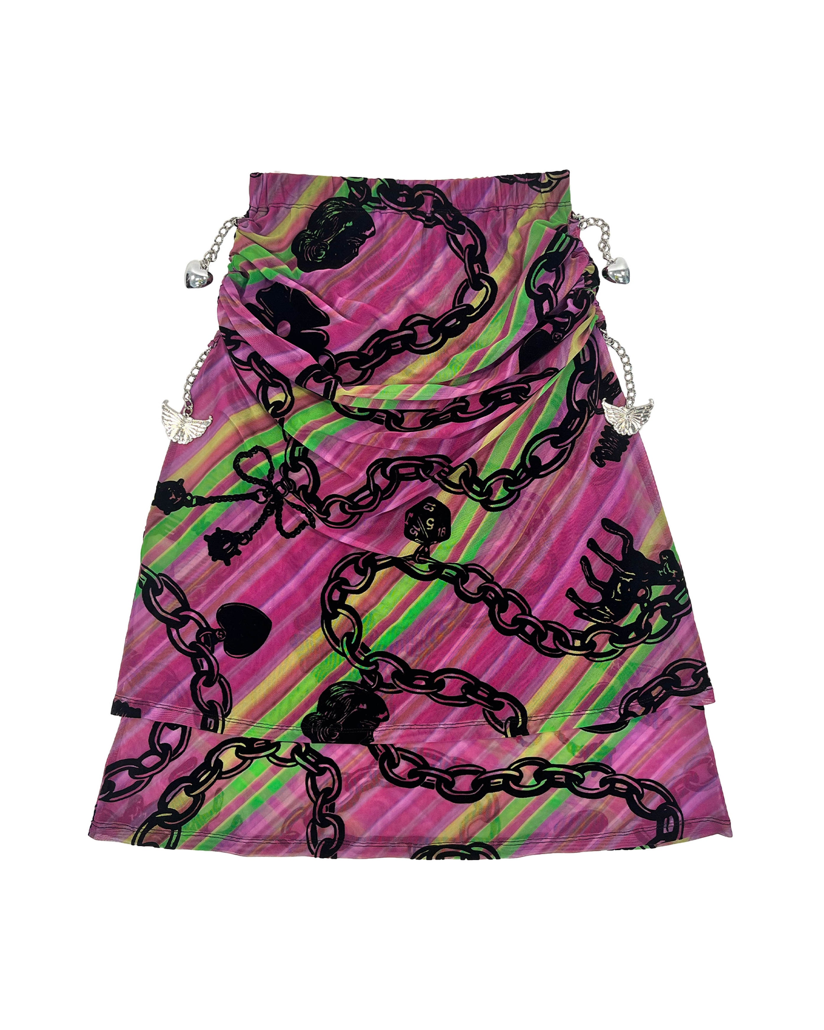 Sonicscape Mesh Knee Skirt