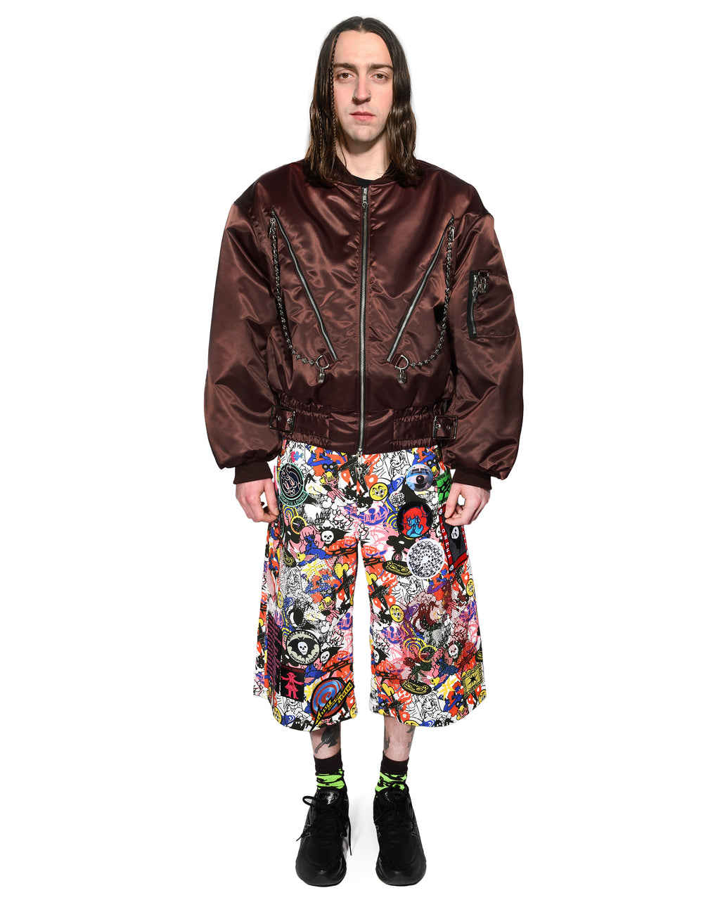 Helter Brown Bomber Jacket