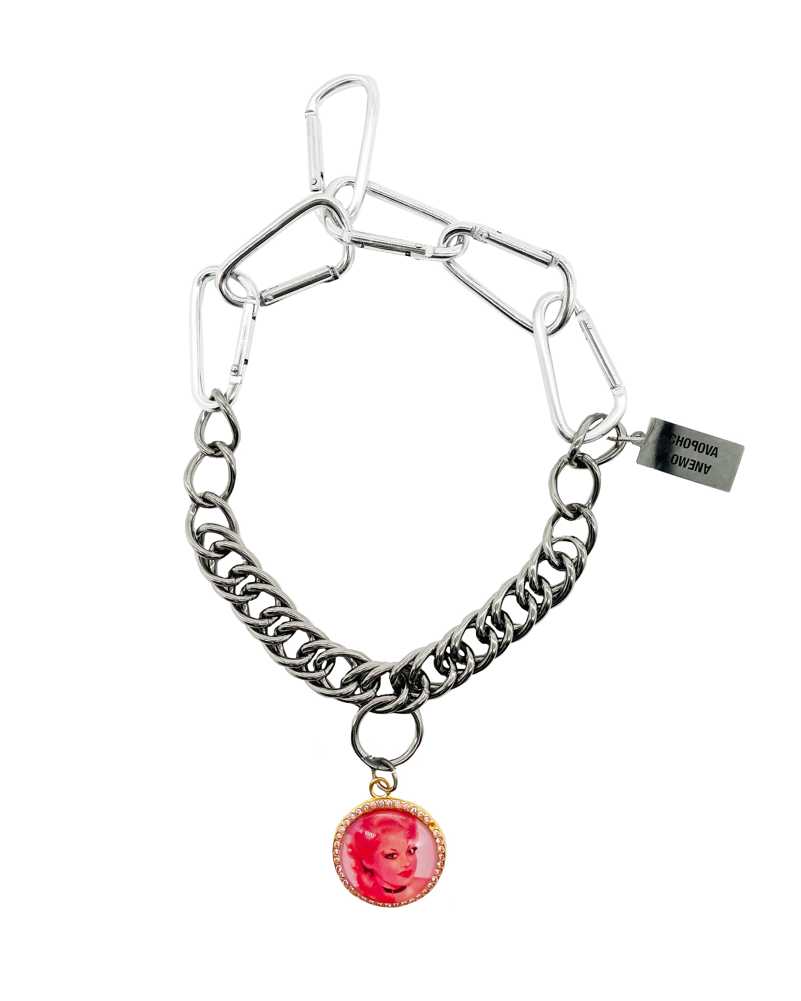 Portrait Carabiner Necklace