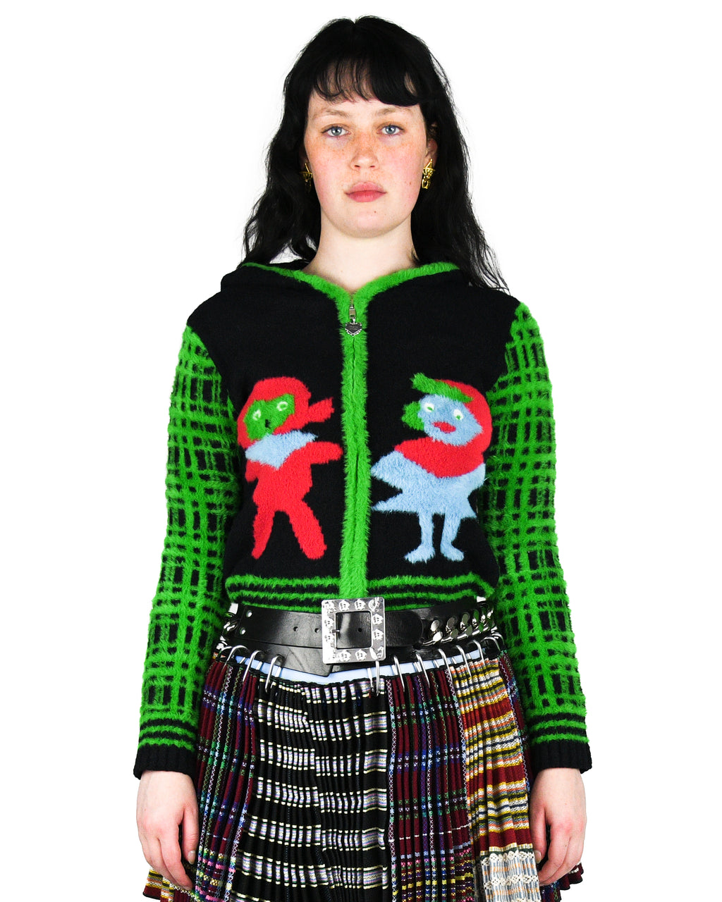 Bear Girl Zip Cardigan