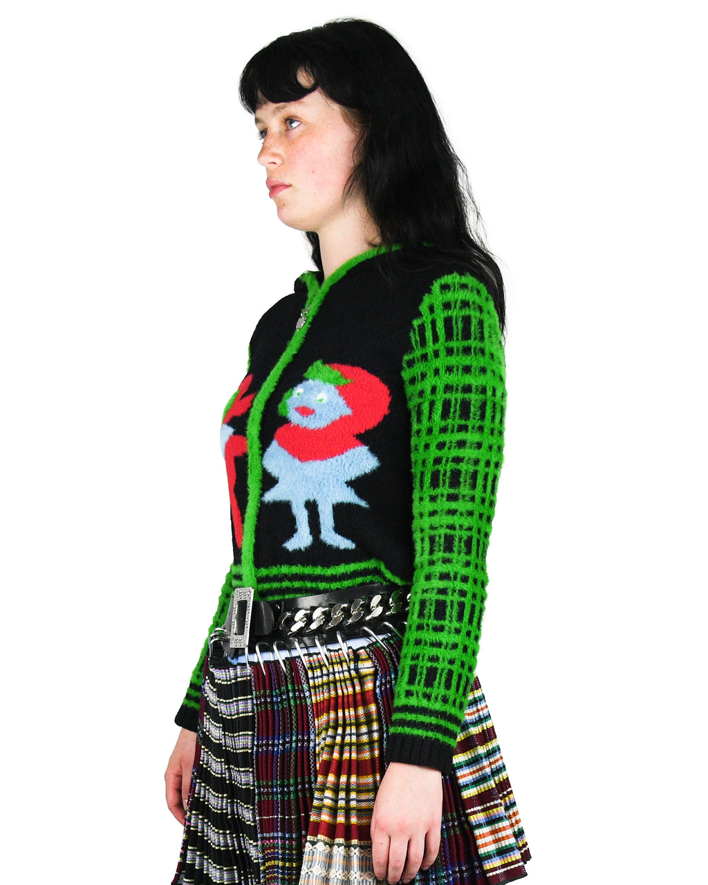 Bear Girl Zip Cardigan
