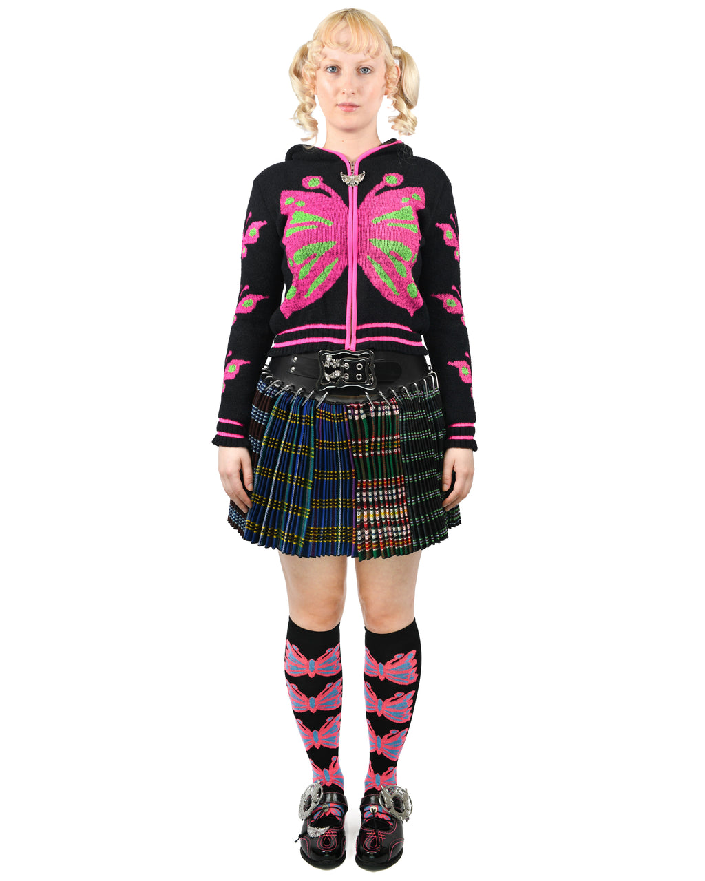 Neon Butterfly Cardigan