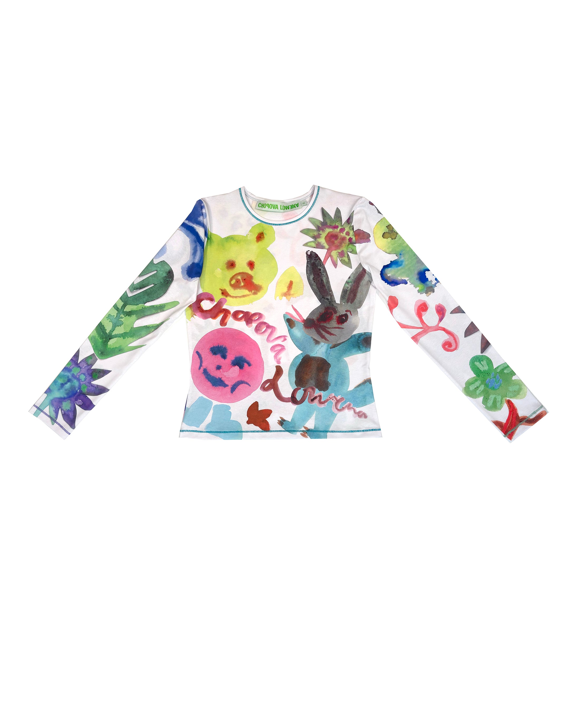 Splat Wet Fitted Jersey Top