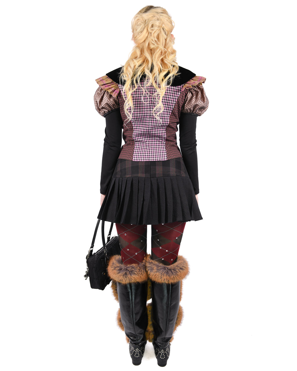 Swoon Tartan Blouse