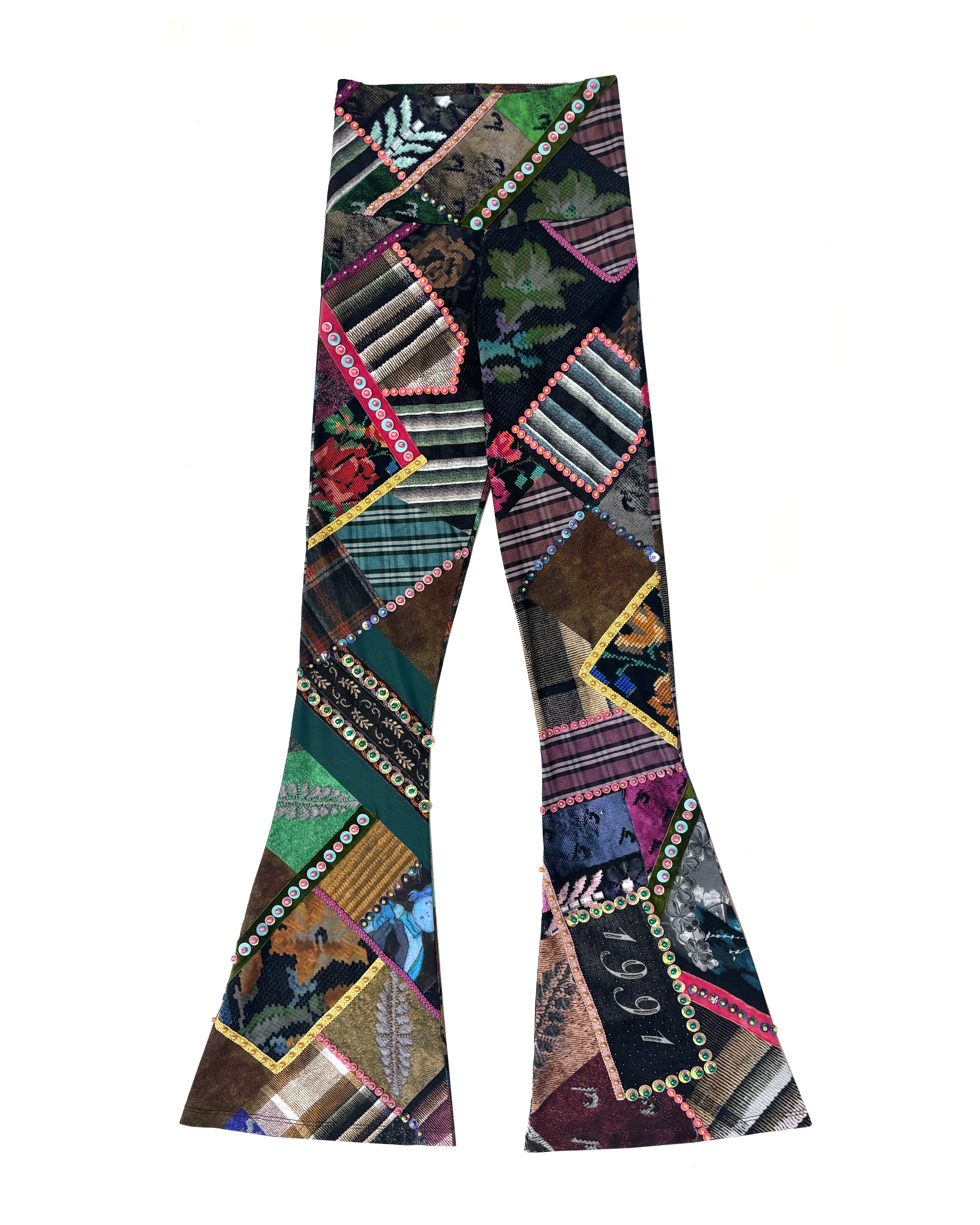 1991 Beaded Jersey Leggings