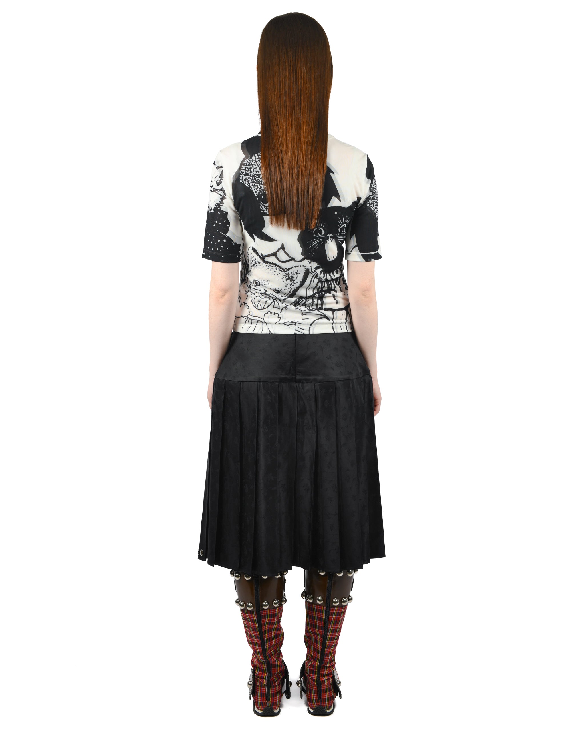 Cat Consort Short Sleeve Mesh Top