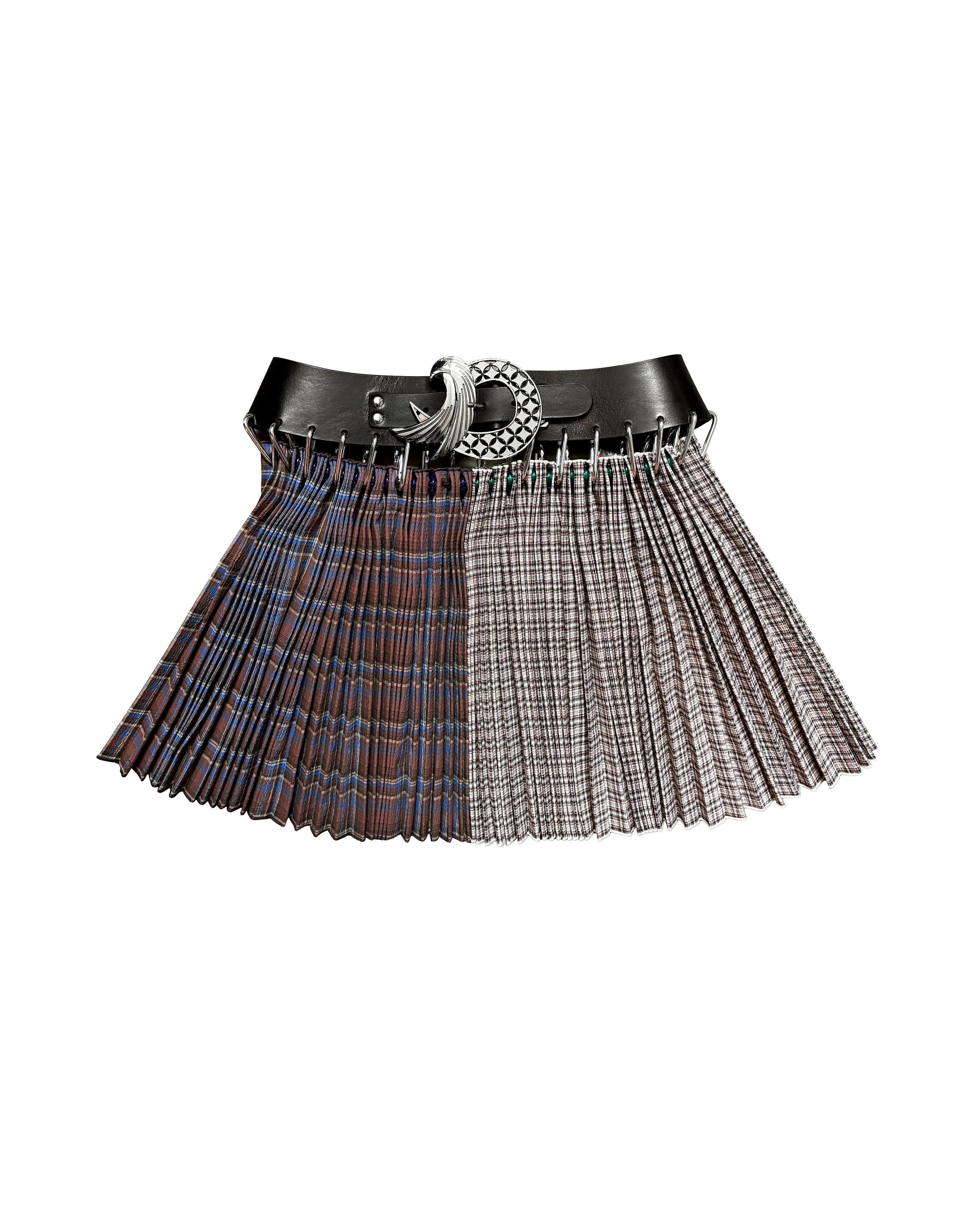 Exclusive Cotton Mini Carabiner Skirt