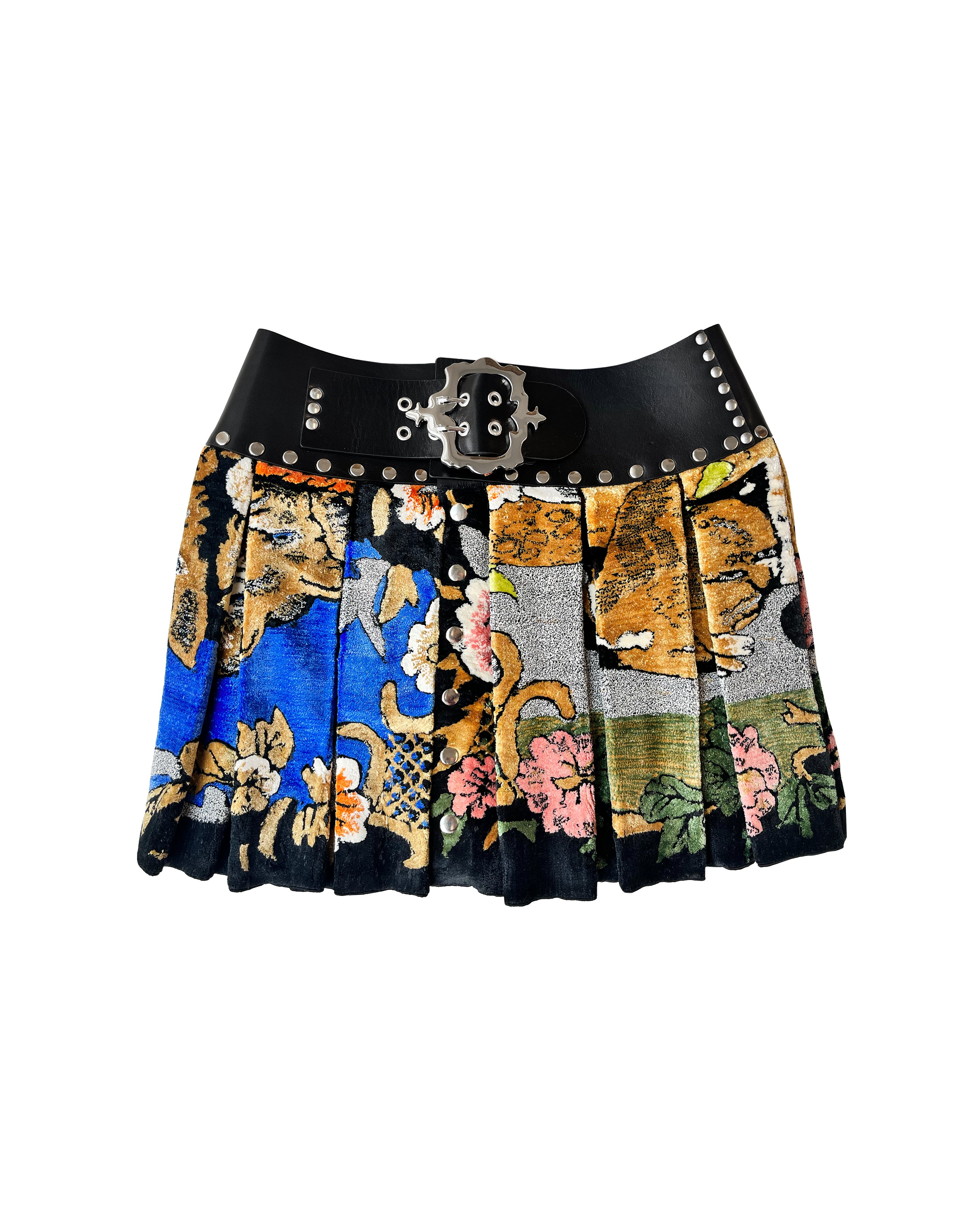Velvet Mini Carabiner Skirt