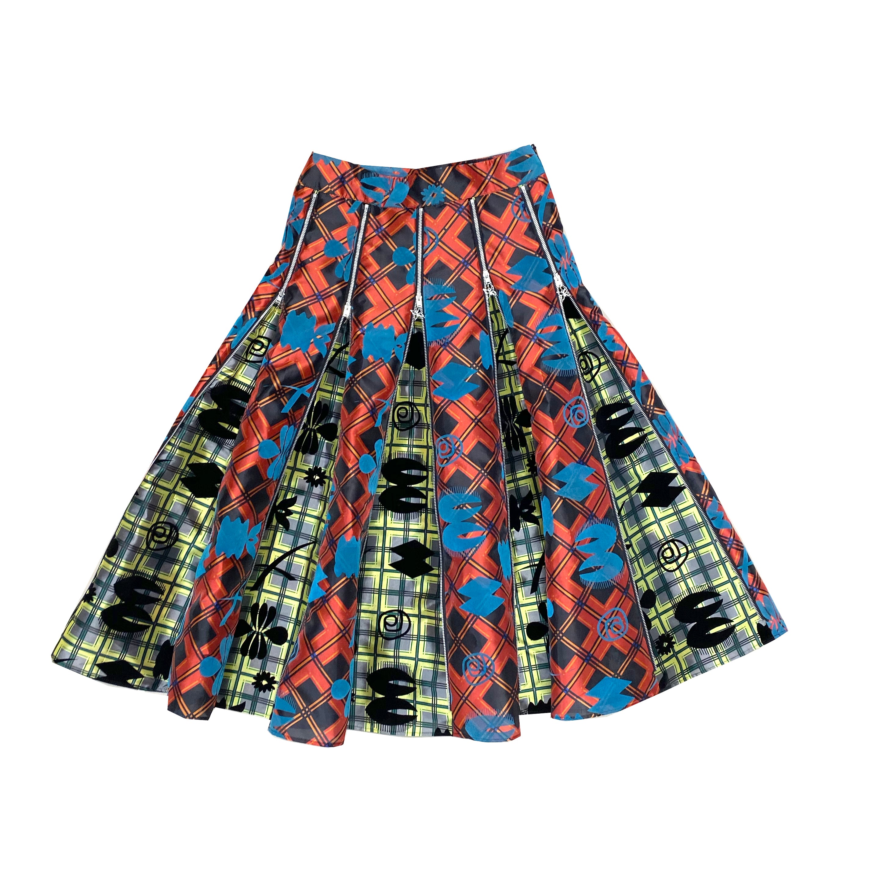 Daze Zip Skirt Midi